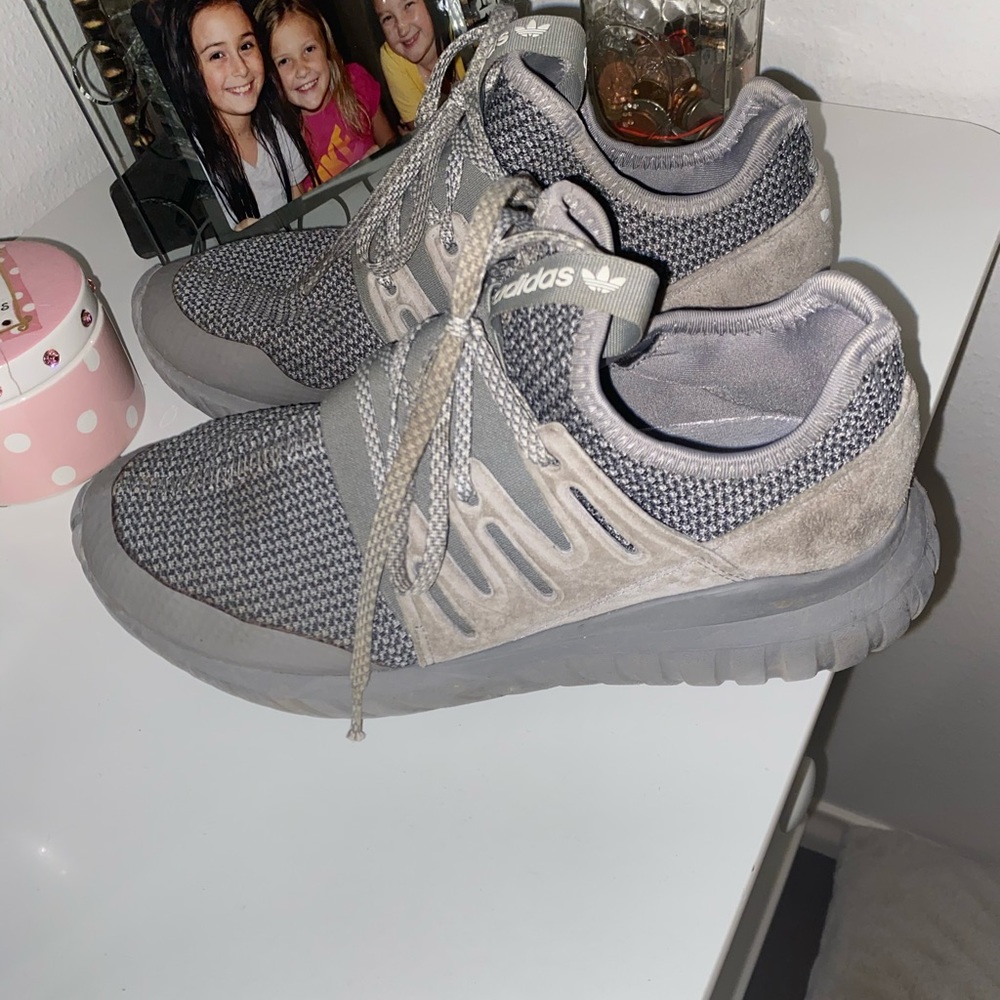 Adidas tubular tennis shoes